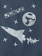 Baby And Toddler Boys Space  Graphic Tee