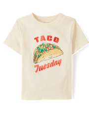 Baby And Toddler Boys Taco Tuesday Graphic Tee