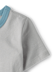 Baby And Toddler Boys Tennis Graphic Ringer Tee