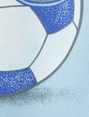 Baby And Toddler Boys Soccer Ball Sunglasses Graphic Tee