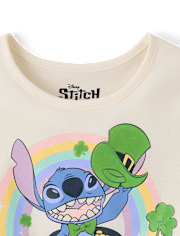 Girls Stitch™ St. Patrick's Day Lucky Graphic Tee
