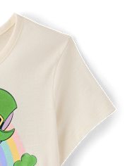 Girls Stitch™ St. Patrick's Day Lucky Graphic Tee
