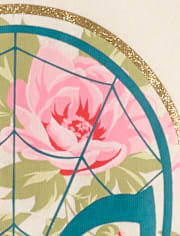 Girls Spider-Man Floral Graphic Tee