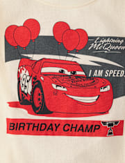 T-shirt graphique « Cars™ » pour bébé et petit garçon, motif anniversaire.