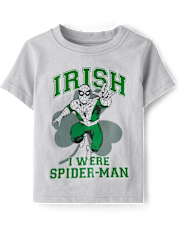 Baby And Toddler Boys Spider-Man™ St. Patrick's Day Graphic Tee