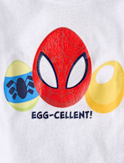 Baby And Toddler Boys Spiderman™ Easter Egg Graphic Tee