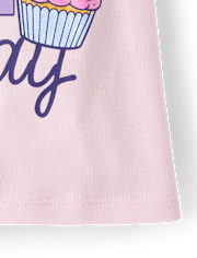 Baby And Toddler Girls Minnie Mouseâ¢ Birthday Graphic Tee