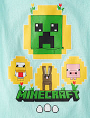 Boys Minecraft Easter Graphic Tee