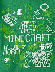Boys Minecraft St. Patrick's Day Minecraft Graphic Tee
