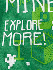 Boys Minecraft St. Patrick's Day Minecraft Graphic Tee