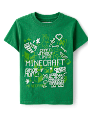 Boys Minecraft St. Patrick's Day Minecraft Graphic Tee