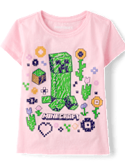 T-shirt graphique Minecraft™ pour filles