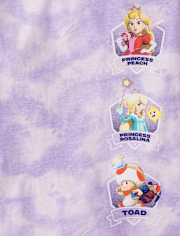Girls Tie Dye Super Mario™ Graphic Tee