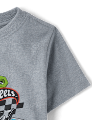 Baby And Toddler Boys Hot Wheelsâ¢ Graphic Tee