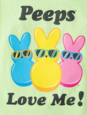 T-shirt graphique Peeps® Love Me pour bébés et petits garçons