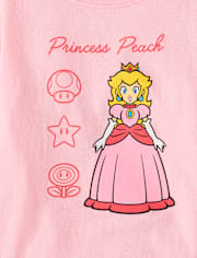 Baby And Baby And Toddler Girls Super Mario™ Princess Peach Graphic Tee