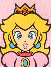 Baby And Baby And Toddler Girls Super Mario™ Princess Peach Graphic Tee