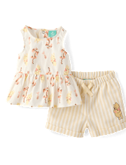 Baby Girls Winnie The Pooh™ 2-Piece Outfit Set