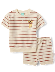 Baby Winnie The Pooh™ Striped 2-Piece Playwear Set
