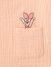 Baby Girls Winnie The Pooh™ Embroidered 3-Piece Playwear Set