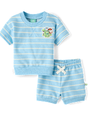 Baby Boys Toy Story Striped 2-Piece Outfit Set