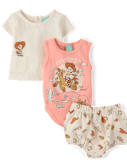Baby Girls Toy Story 3-Piece Playwear Set