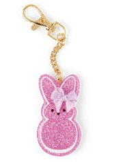 Girls Peeps® Glitter Keychain