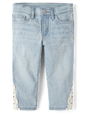 Jean Capri en crochet pour filles