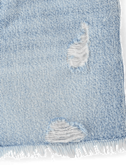 Girls Ripped Denim Skort