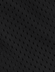 Girls Quick Dry Side Stripe Mesh Lined Active Shorts