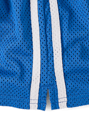 Girls Quick Dry Side Stripe Mesh Lined Active Shorts