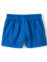 Girls Quick Dry Side Stripe Mesh Lined Active Shorts
