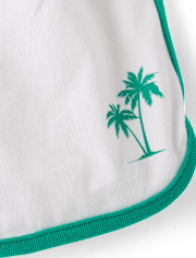 Girls Contrast Graphic Dolphin Shorts