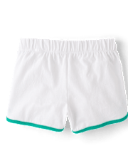 Girls Contrast Graphic Dolphin Shorts