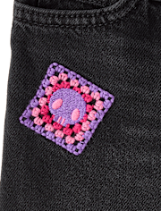 Girls Hello Kitty® And Friends Crochet Denim Skort