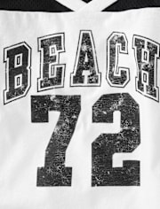 Girls Quick Dry Graphic Mesh Cropped Football Tee