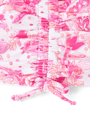 Maillot de bain bikini à motifs cachemire pour filles