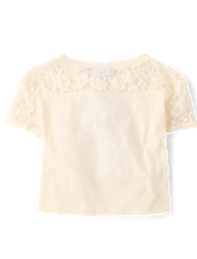 Girls Varsity Lace Football Tee