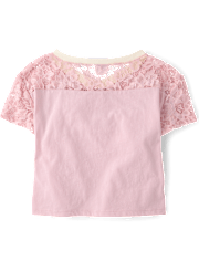 Girls Varsity Lace Football Tee