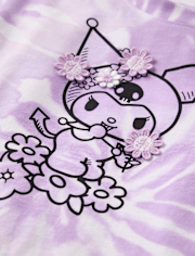 Girls Hello Kitty® Tie Dye Embellished Relaxed Top