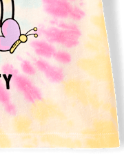 Haut décontracté Hello Kitty® pour filles, imprimé tie-dye.