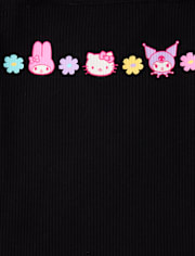 Girls Hello Kitty® Beaded Cold Shoulder Top