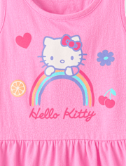 Girls Hello Kitty® Rainbow Cut-Out Tank Dress