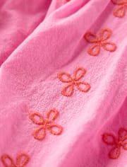 Girls Embroidered Floral Dress