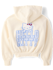 Girls Hello Kitty® Puff Print Premium Fleece Hoodie