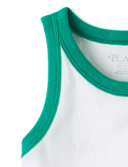 Girls Colorblock Graphic Tank Top