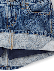 Girls Hello KittyÂ® And Friends Applique Star Denim Skort