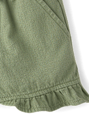 Girls Ruffle Shortie Pull On Shorts