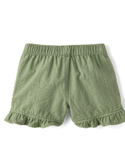 Girls Ruffle Shortie Pull On Shorts