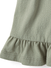 Girls Pointelle V-Waist Dress